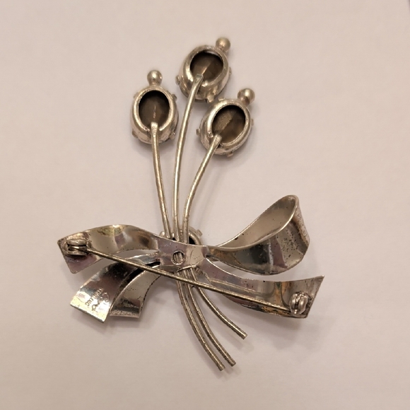 Coro Sterling Silver Brooch - Picture 3 of 7